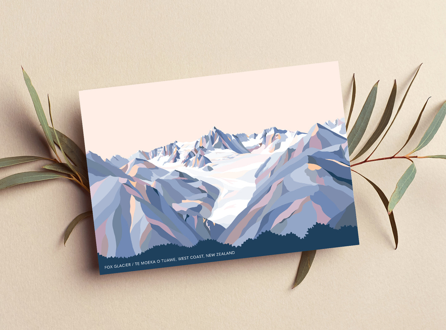 FOX GLACIER, WEST COAST, New Zealand Greeting Card