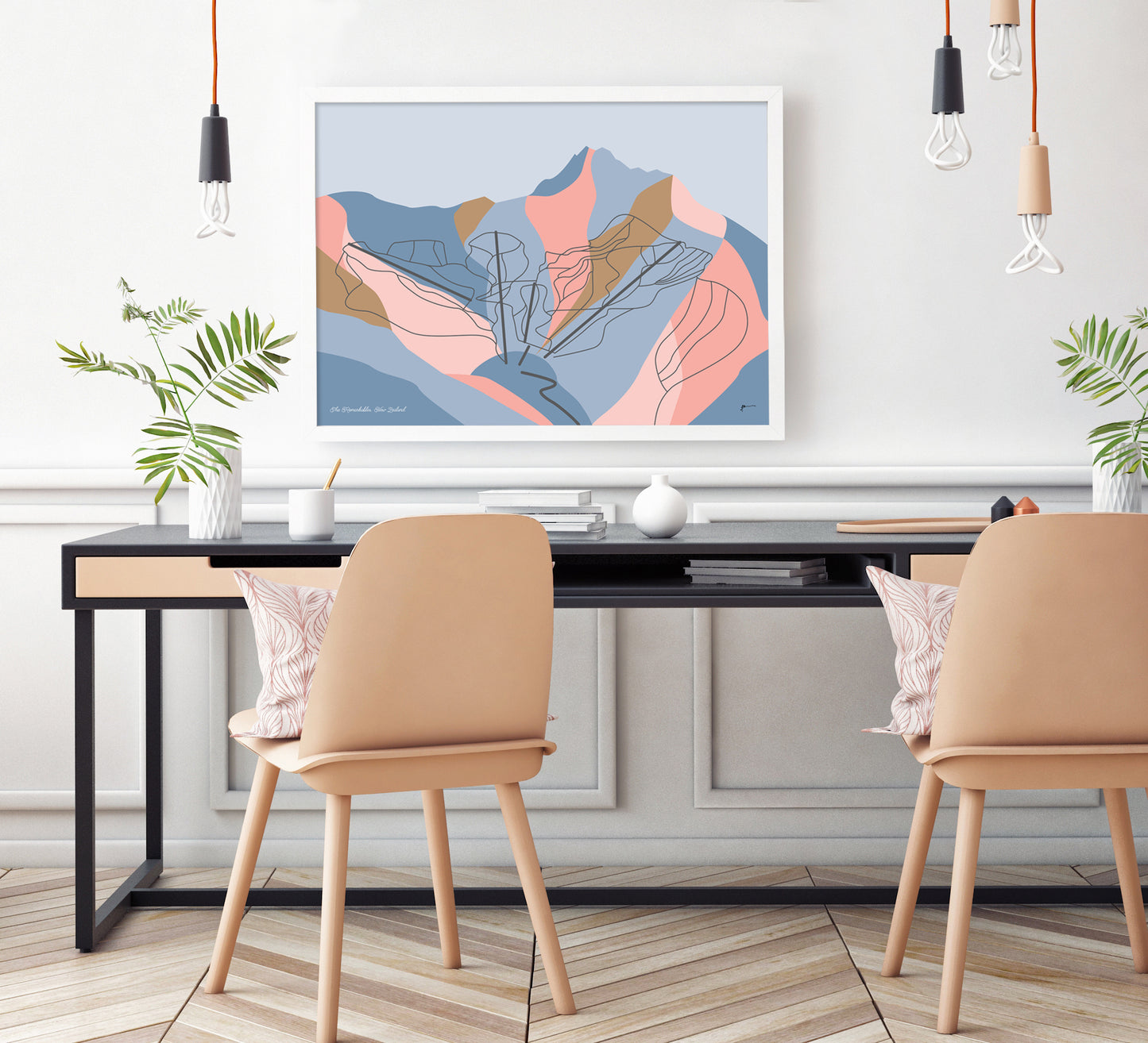 queenstown nz ski art