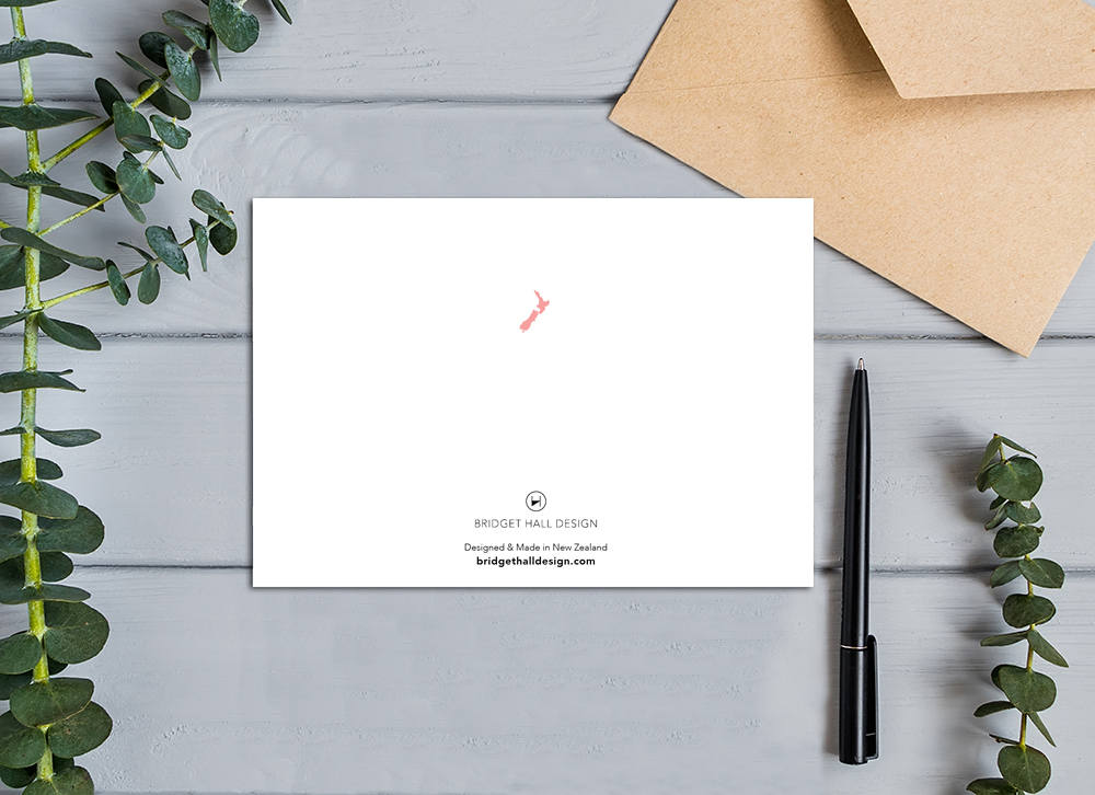 Lake Wānaka Native Greeting Card New Zealand