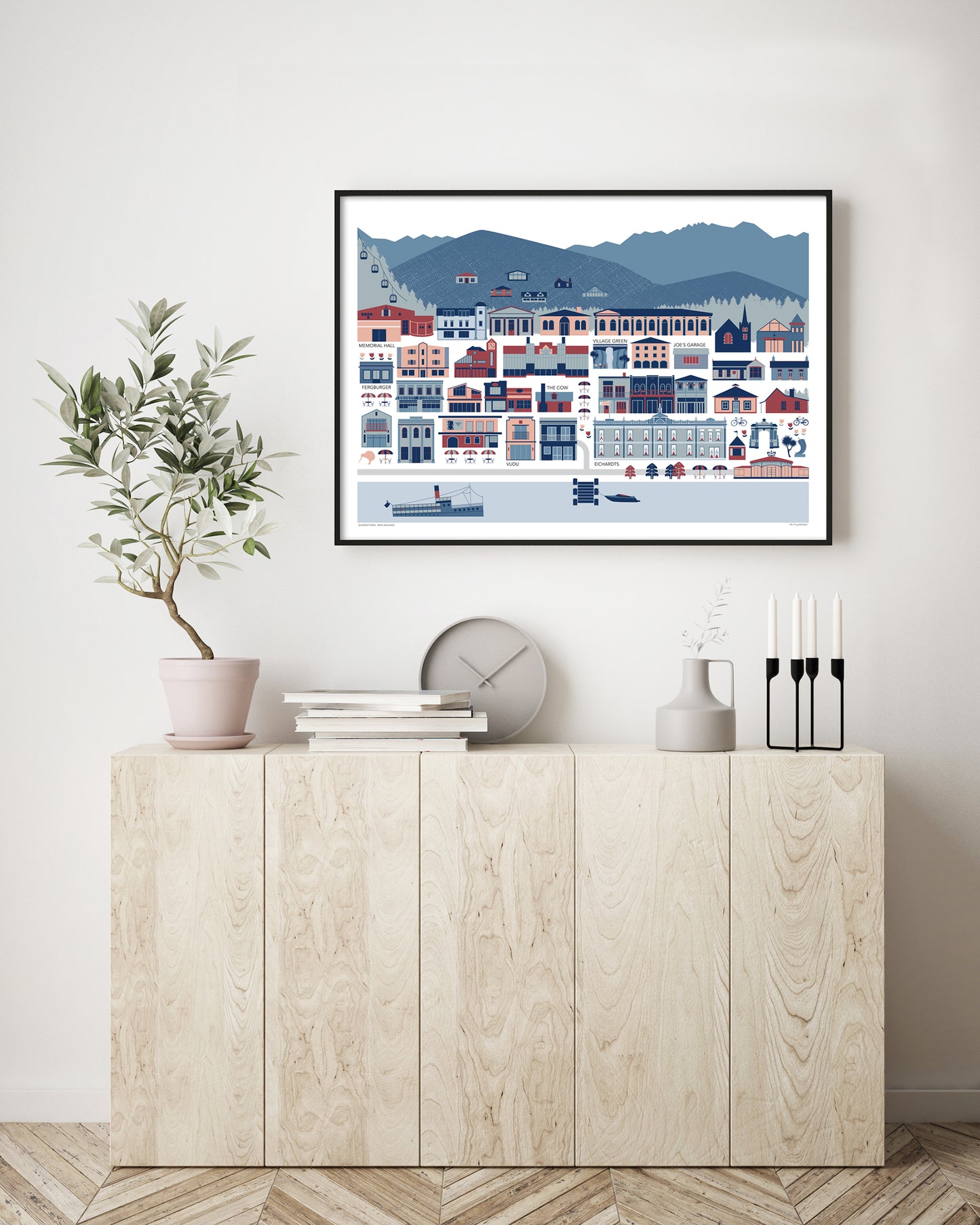 queenstown nz art print