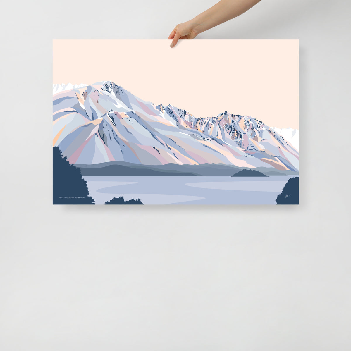 Roy's Peak Hike, Lake Wānaka Art Print