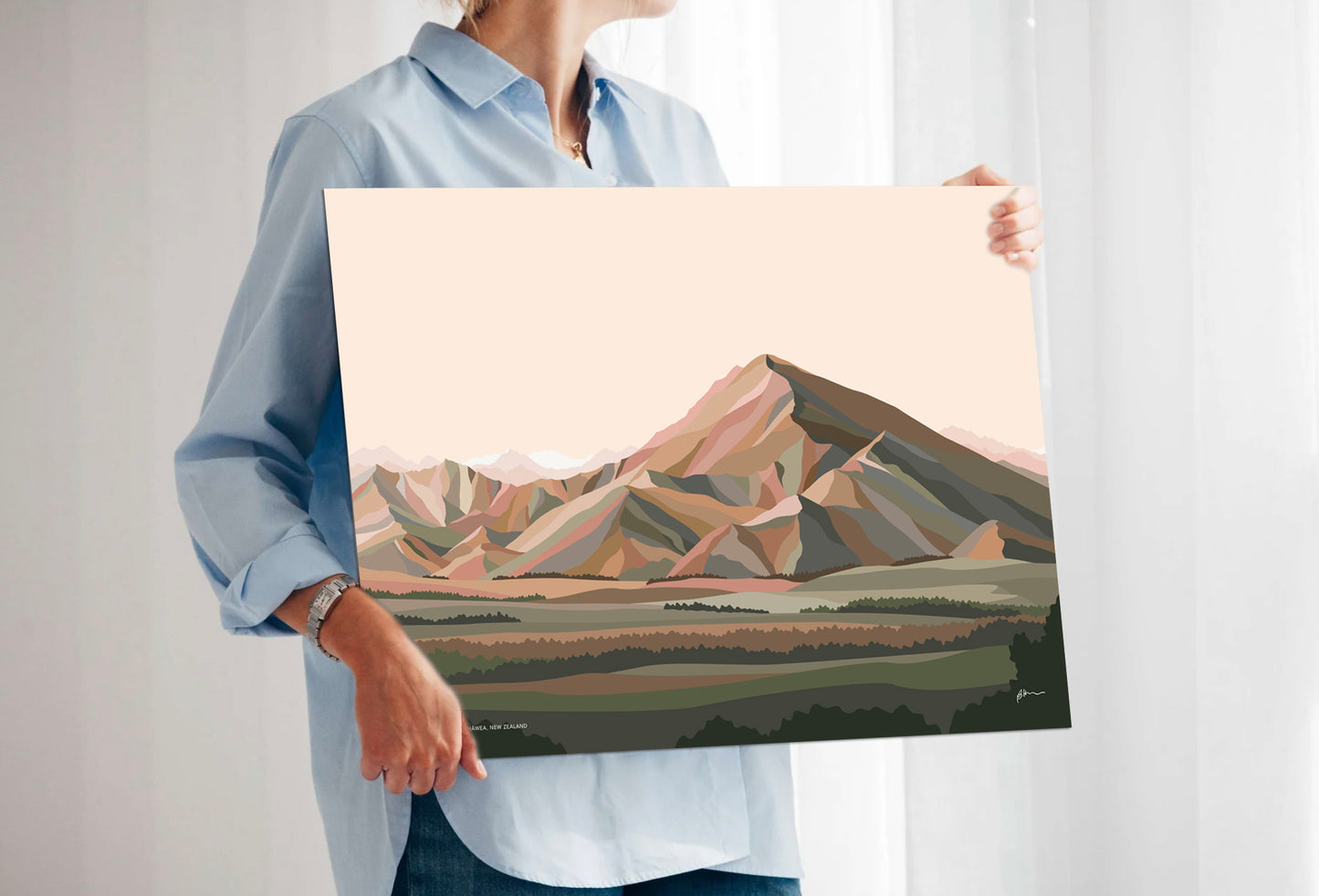 WHOLESALE - Mt Maude Art Print (2 colourways)