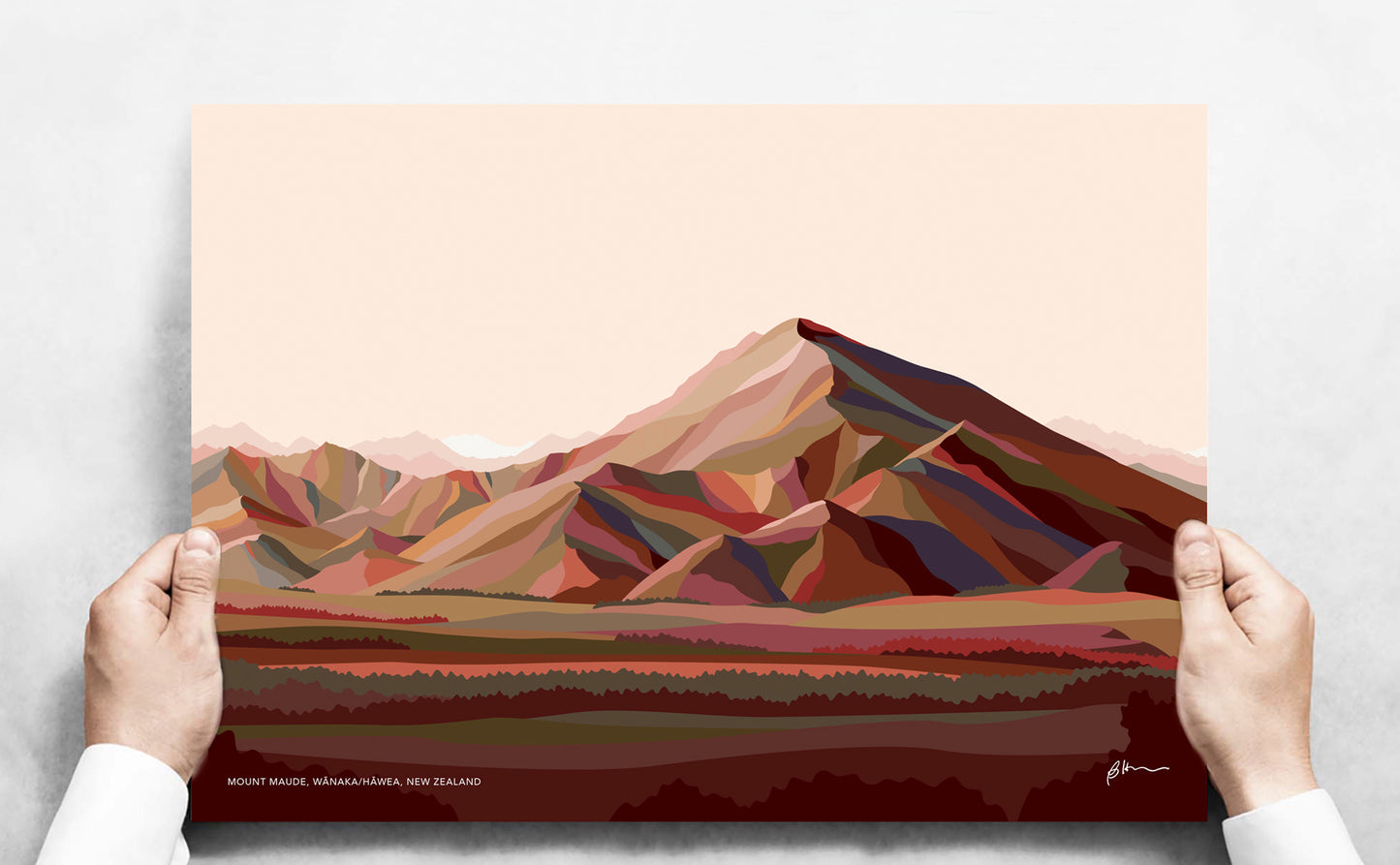WHOLESALE - Mt Maude Art Print (2 colourways)