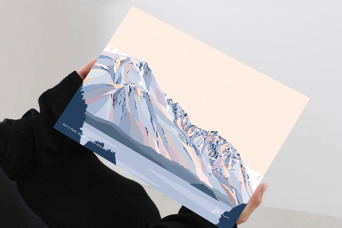 Roy's Peak Hike, Lake Wānaka Art Print