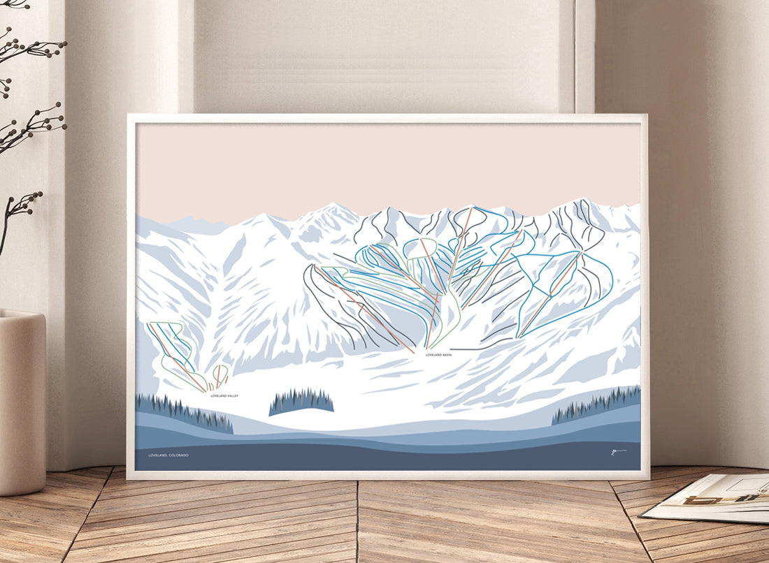 LOVELAND SKI ART PRINT