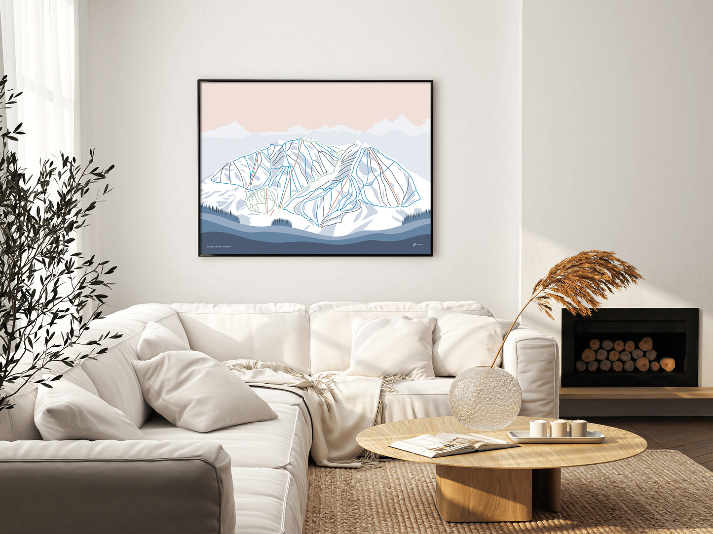 grand targhee trails poster
