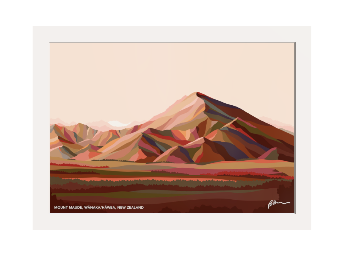 WHOLESALE - Mt Maude Art Print (2 colourways)