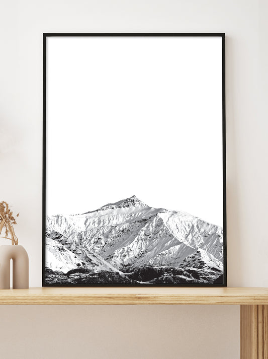 Black Peak Wanaka, New Zealand Photographic Art Print