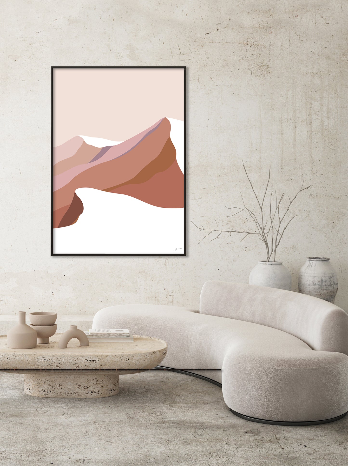 stylish modern art print