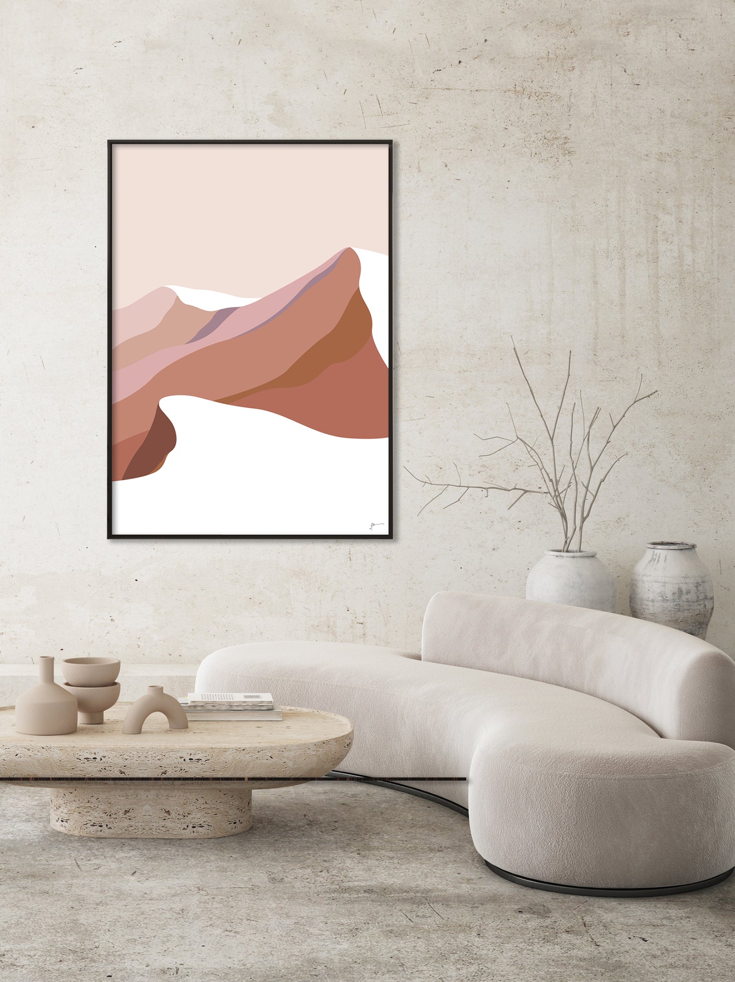 stylish modern art print