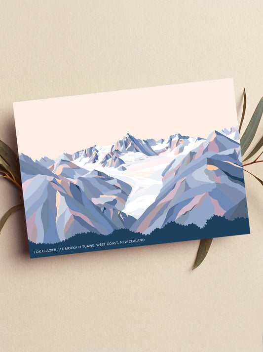 FOX GLACIER, WEST COAST, New Zealand Greeting Card