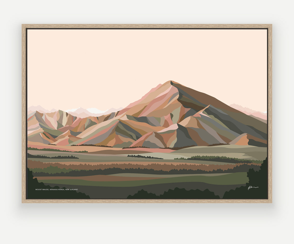 WHOLESALE - Mt Maude Art Print (2 colourways)