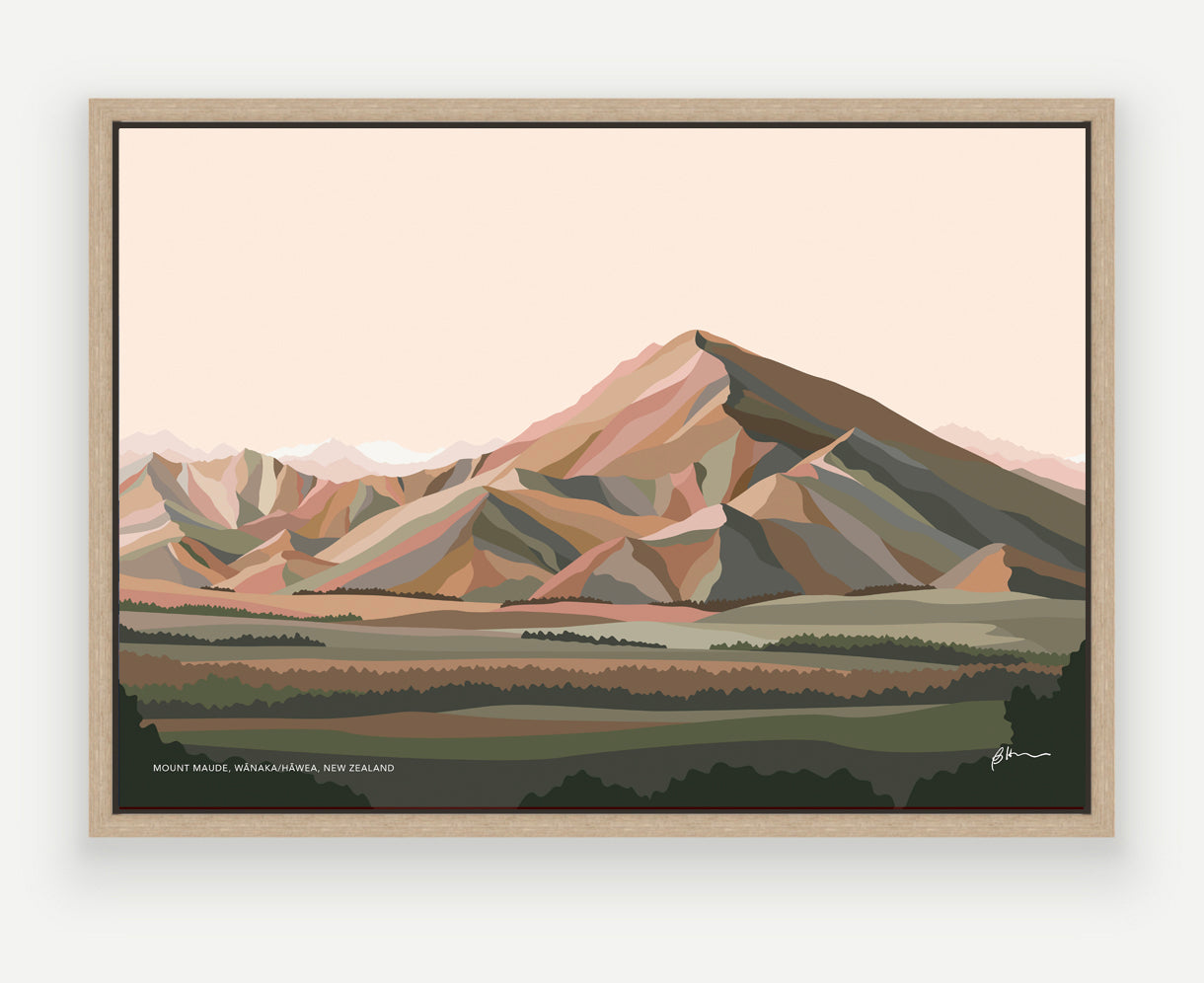 WHOLESALE - Mt Maude Art Print (2 colourways)