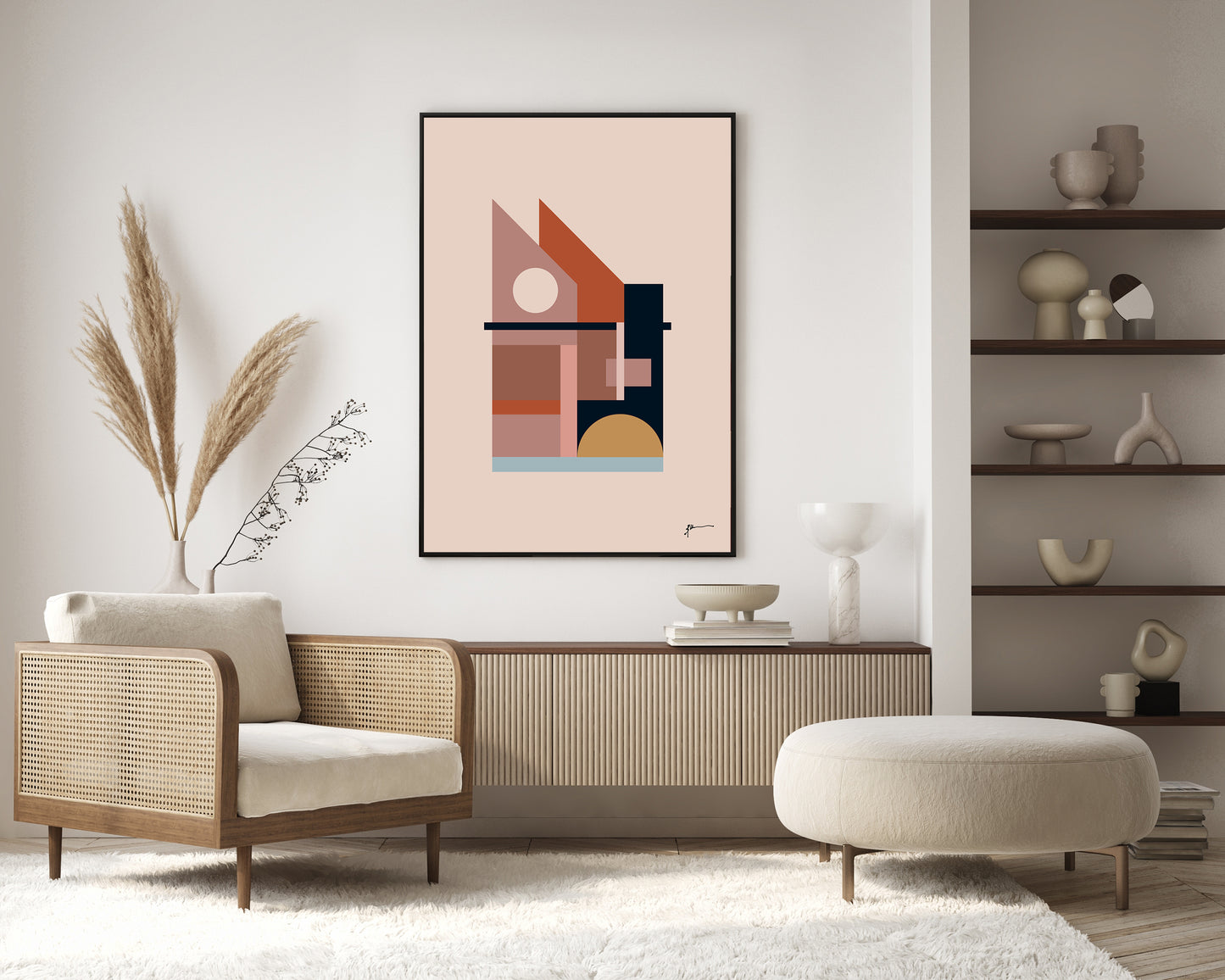 stylish mid century art