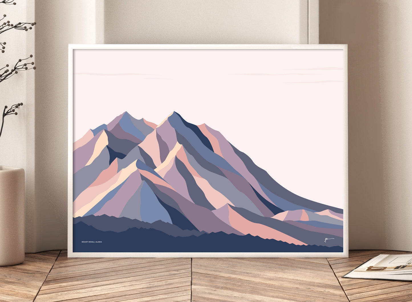 denali modern art print