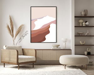 beautiful mountain art print