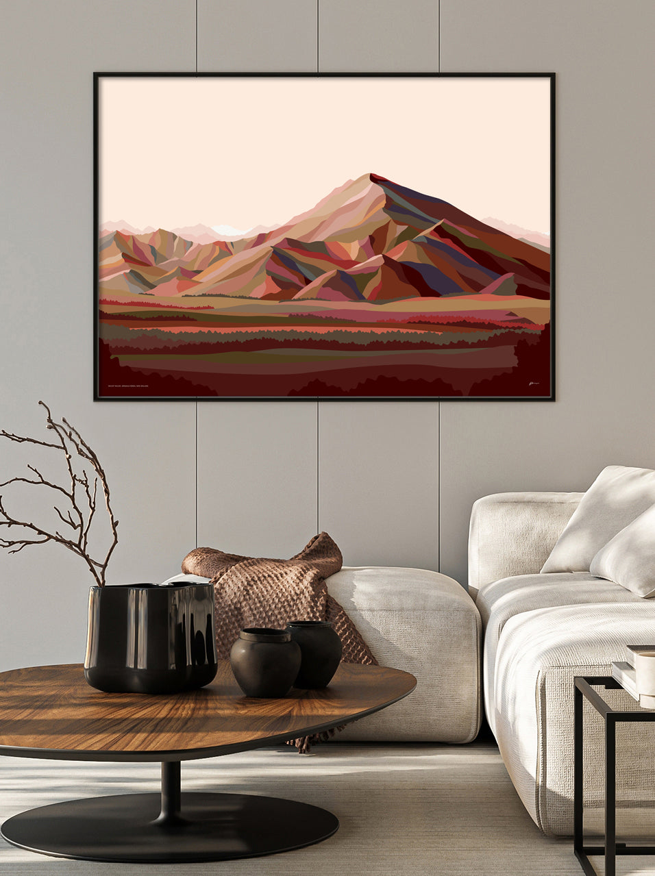 WHOLESALE - Mt Maude Art Print (2 colourways)