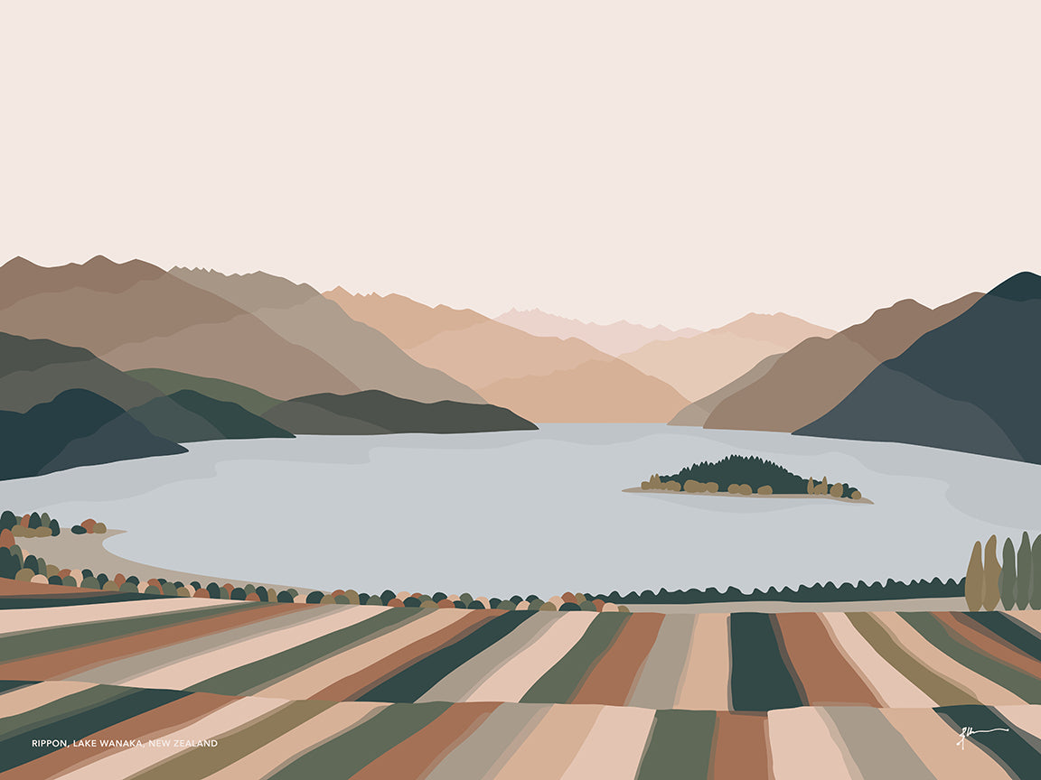 Rippon Wanaka NZ Art by Bridget Hall