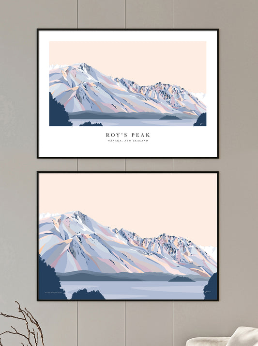 Roy's Peak Hike, Lake Wānaka Art Print