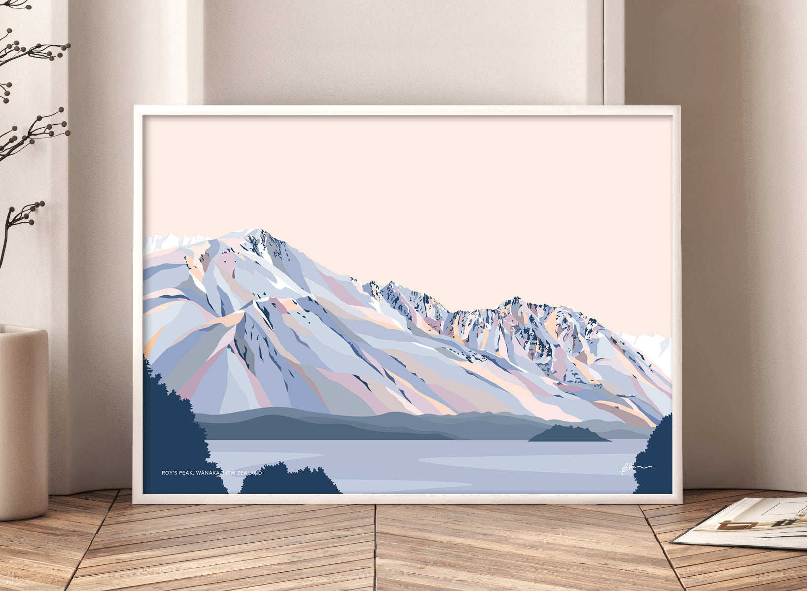 roy's peak art wanaka bridget hall