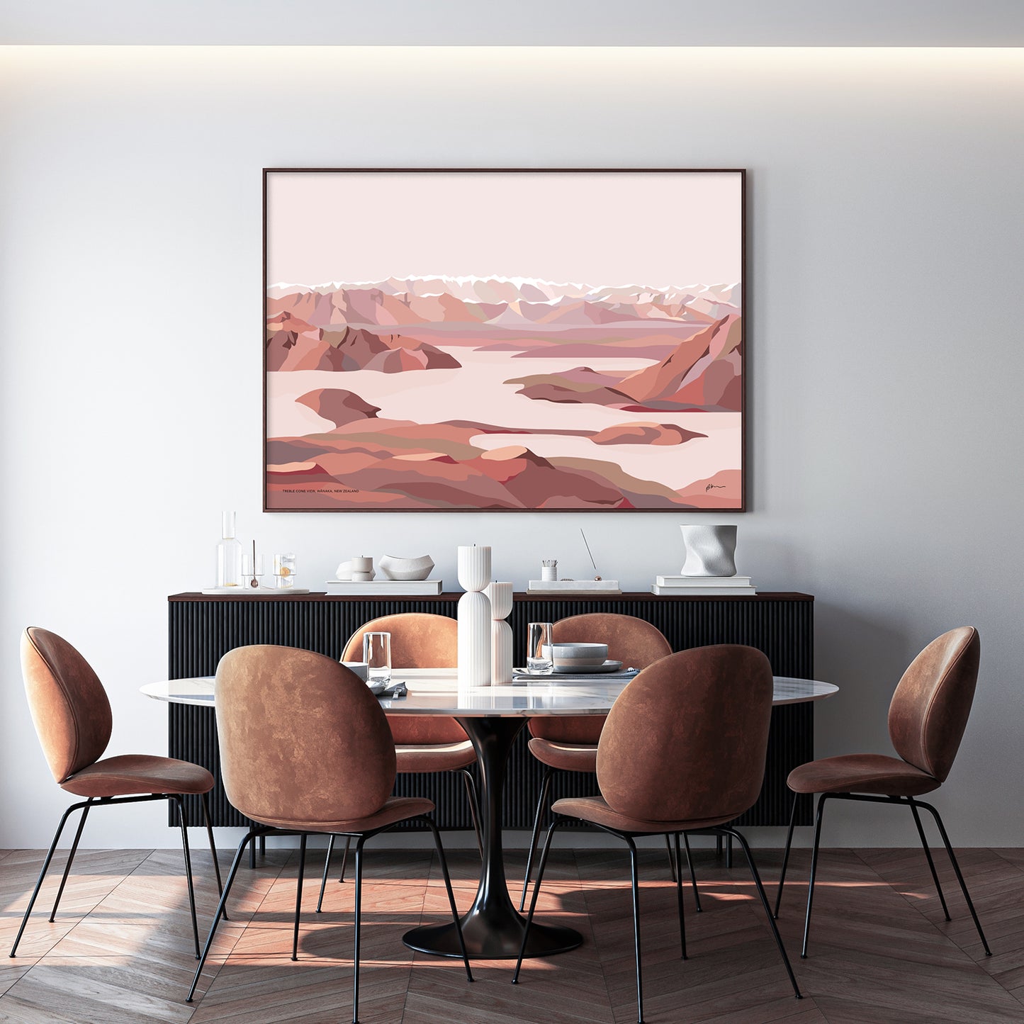 treble cone new zealand art