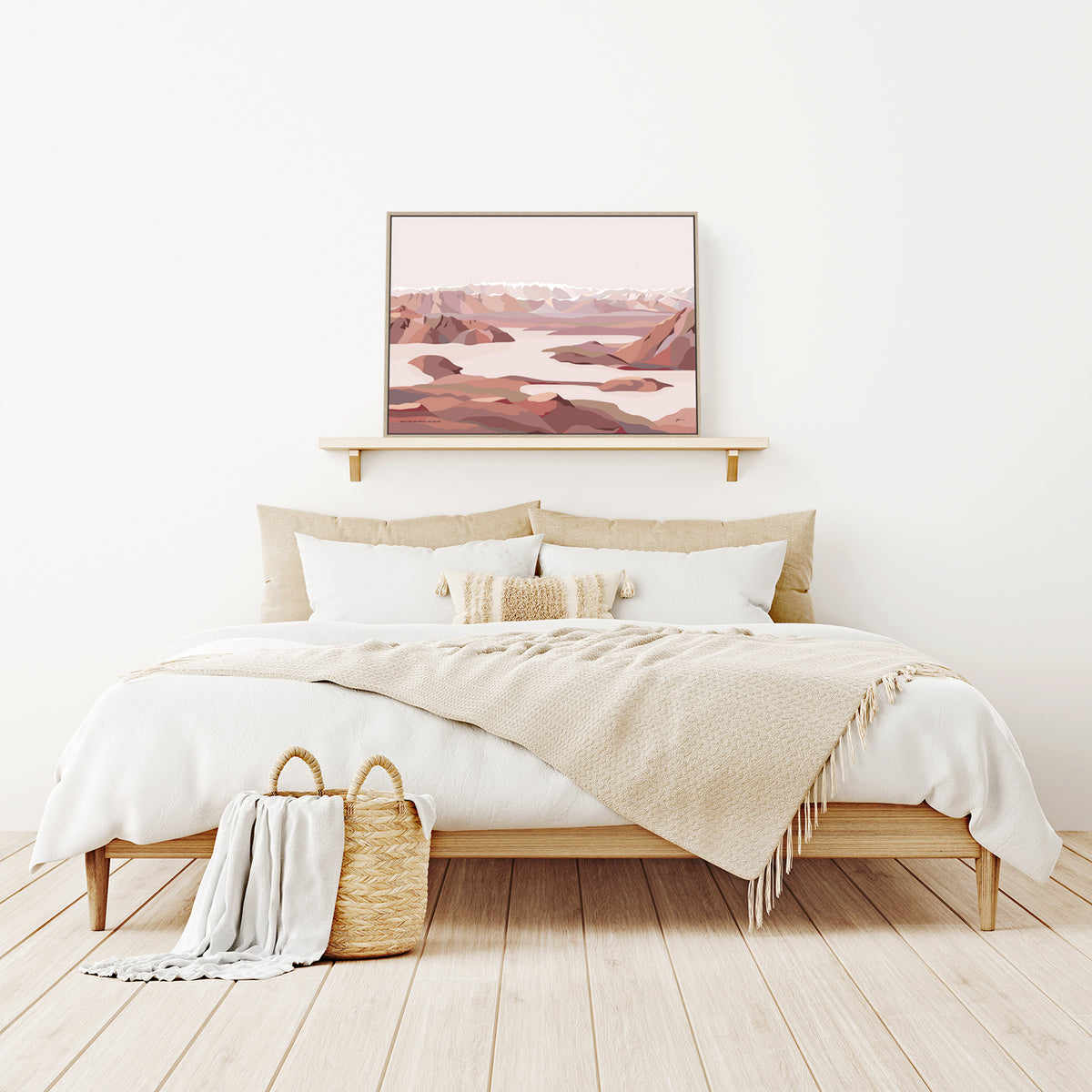 Treble Cone View Wānaka Art Print