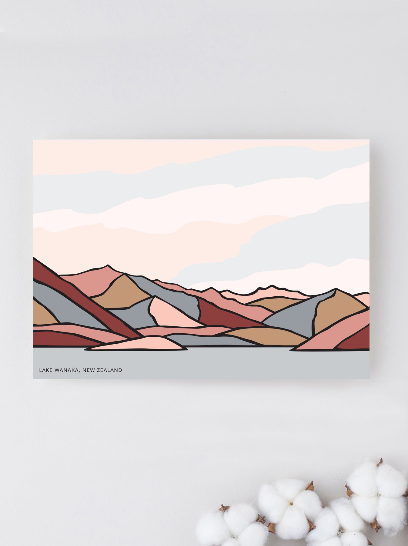 wanaka view greeting card