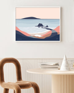 Mangawhai Heads Surf Beach, New Zealand Modern Art Print