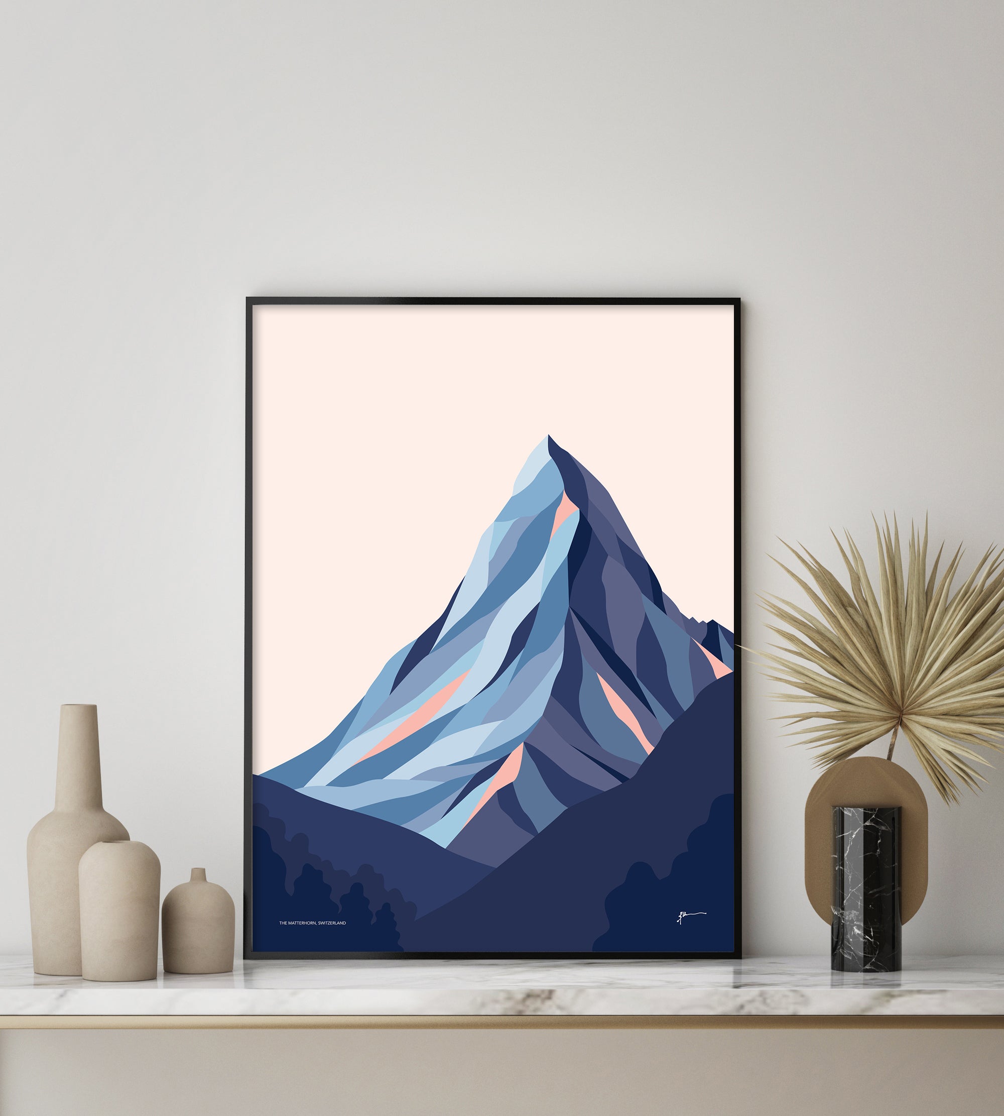 beautiful mountain art