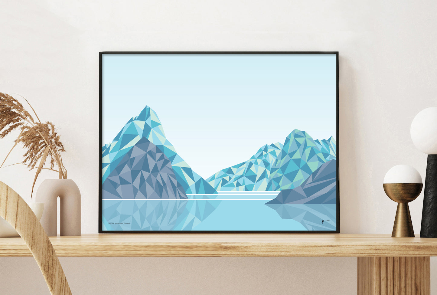 milford sound art print