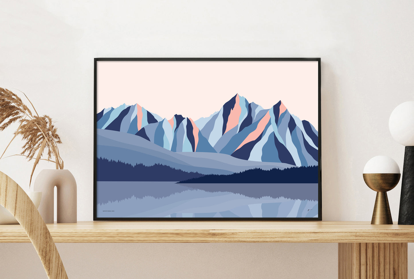 SAWTOOTH ART PRINT