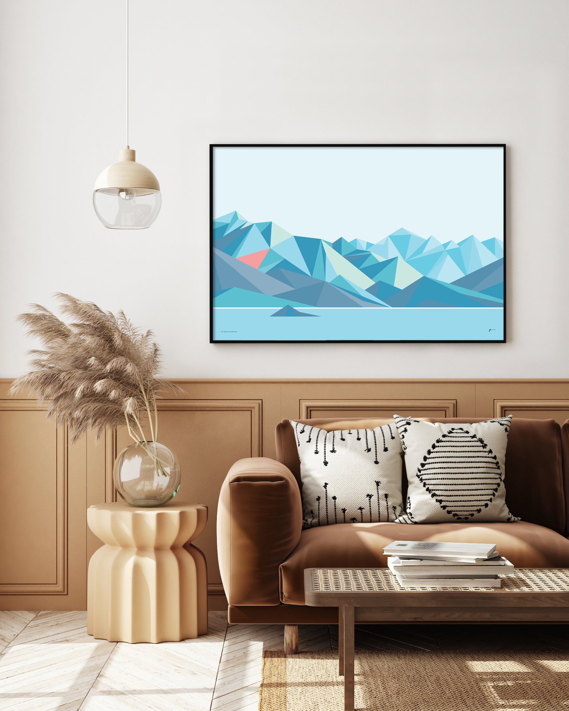 modern mountain print