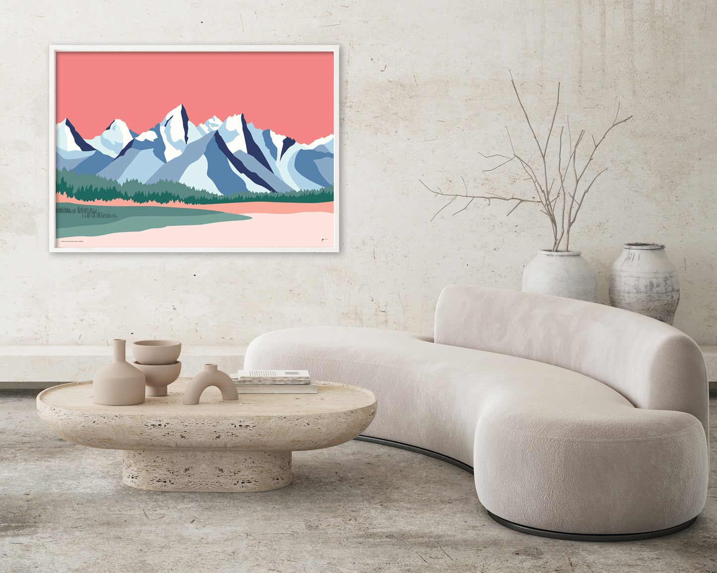 grand teton art print