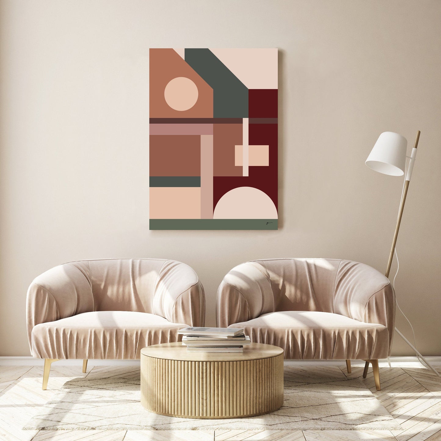 stylish mid century art