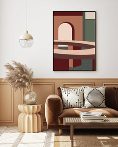 modern interior art print
