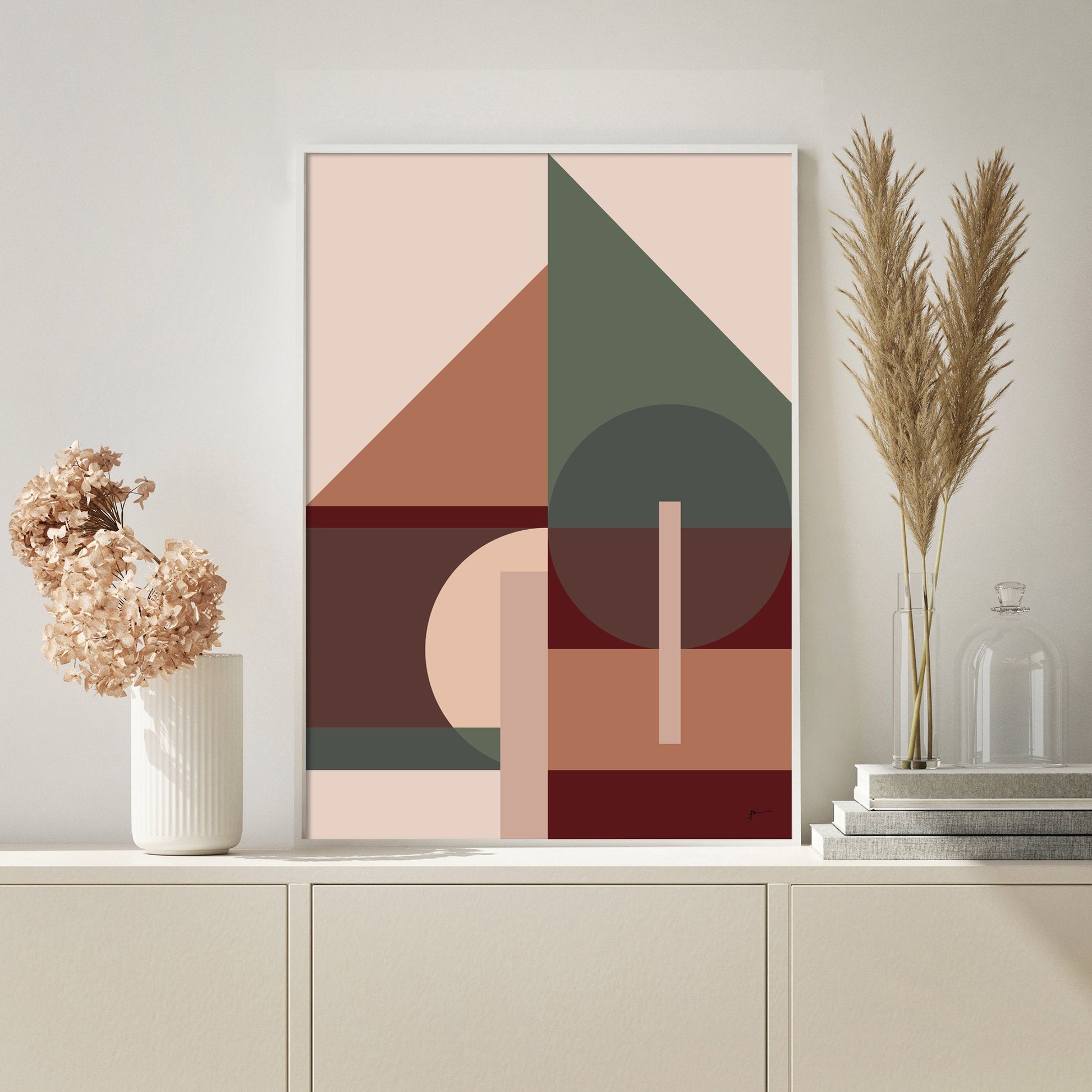 beautiful geometric modern art