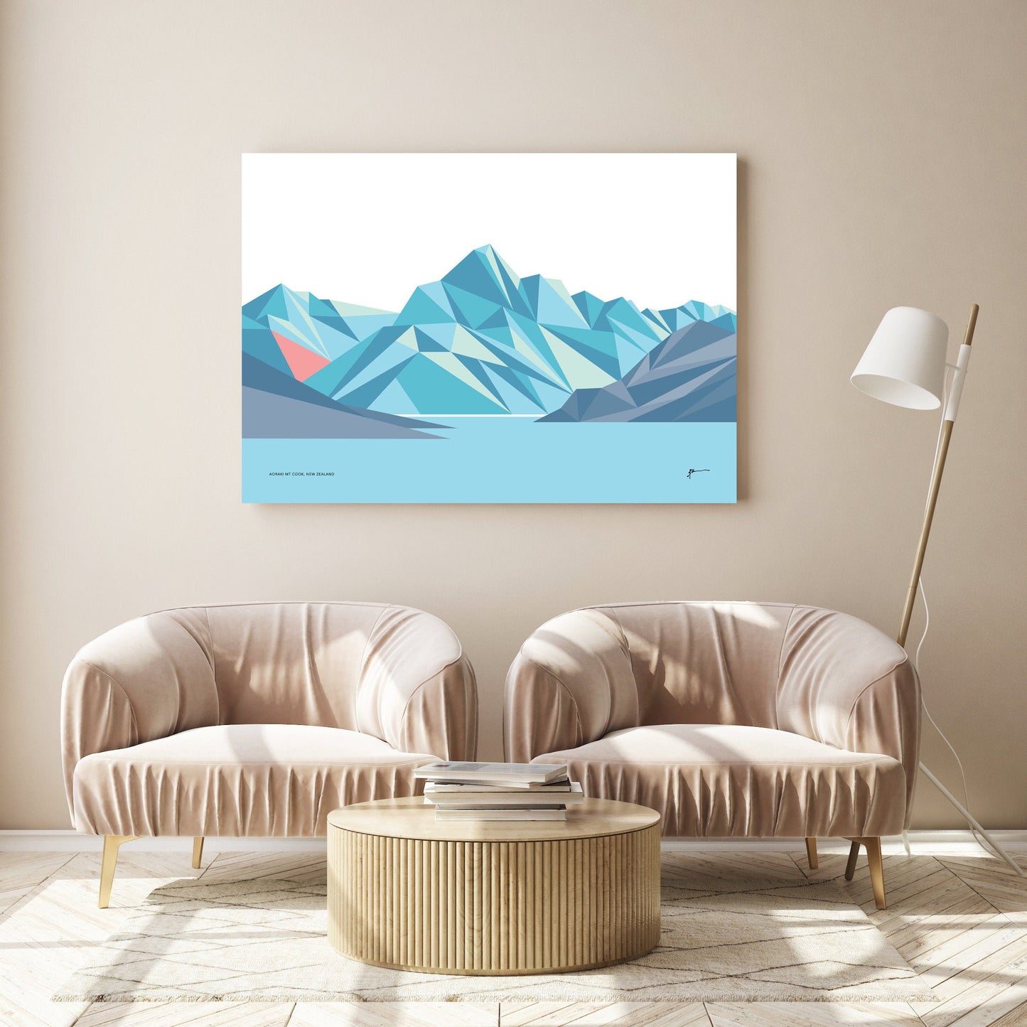 mt cook NZ art bridget hall