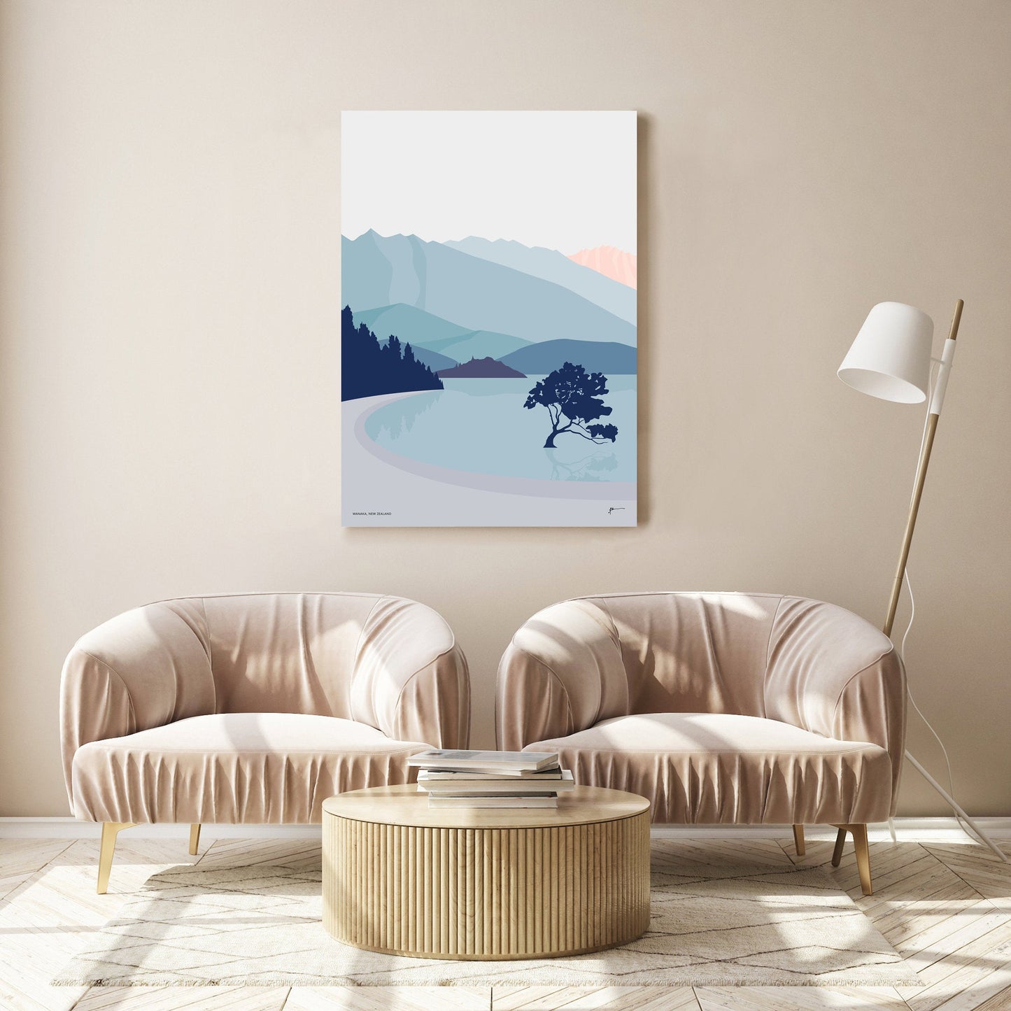 wanaka wall art NZ modern print