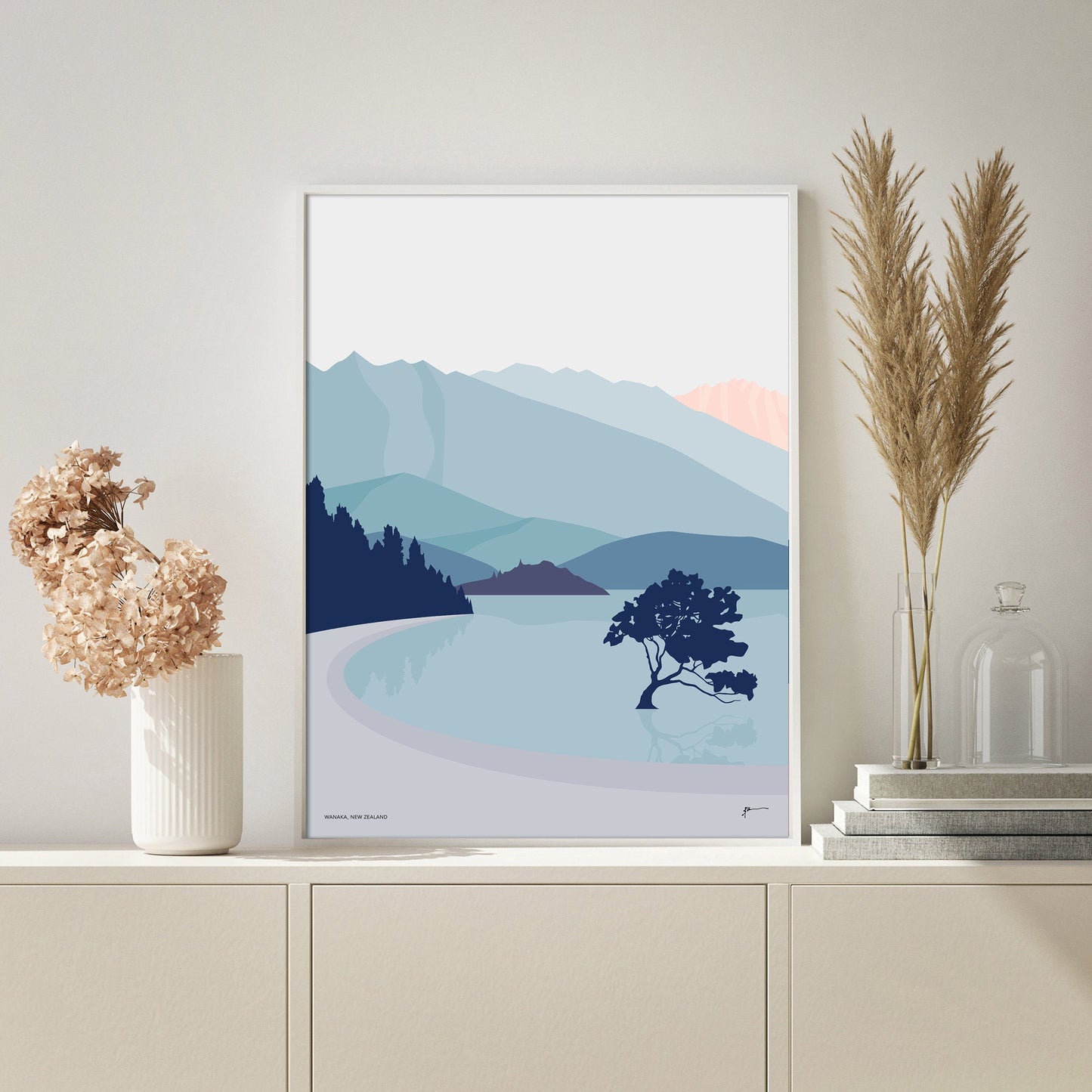 wanaka tree art print