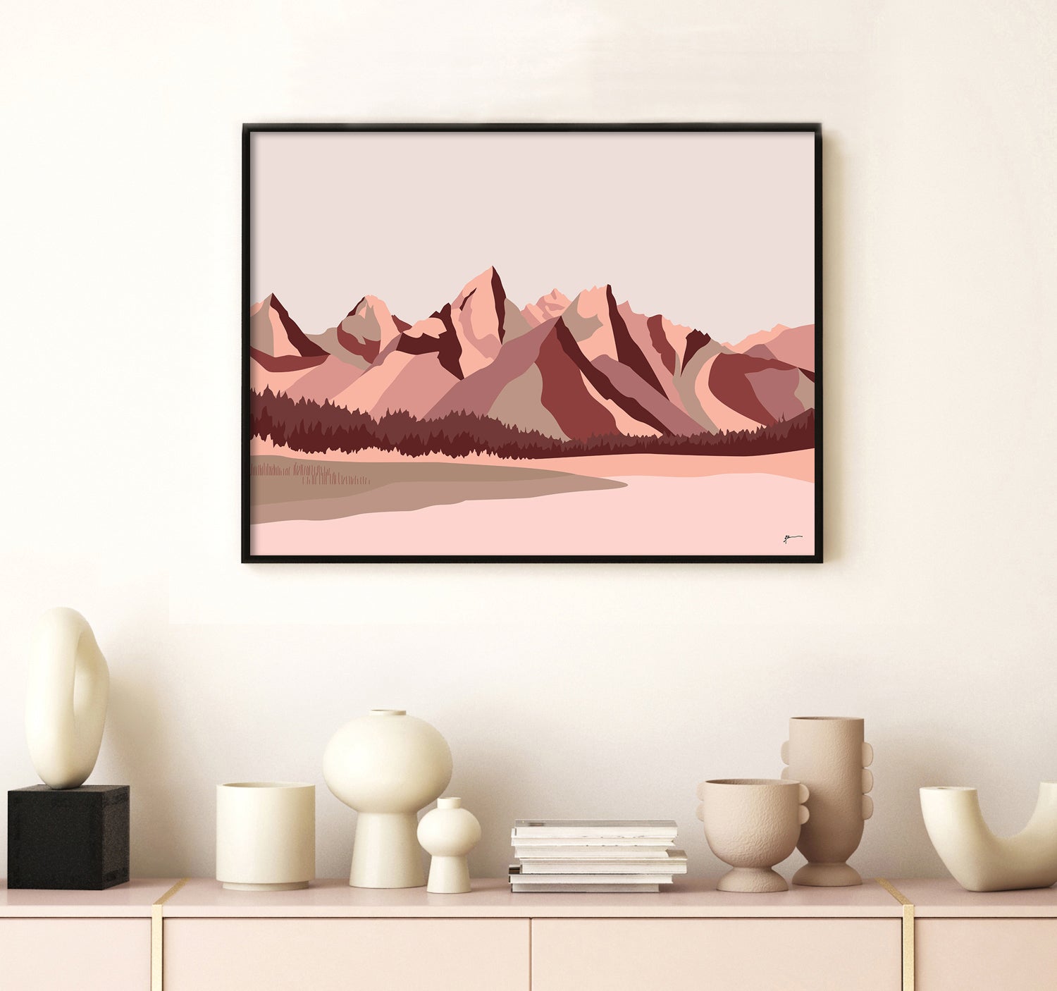 grand teton art print