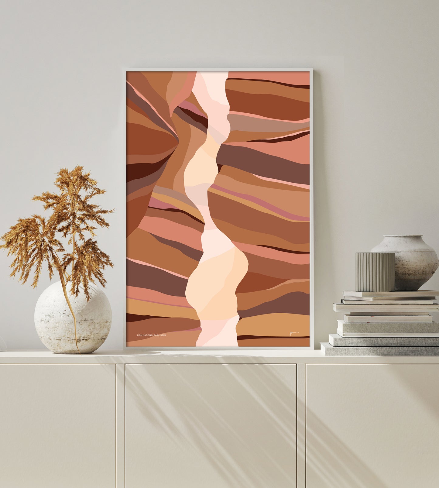 modern zion art print