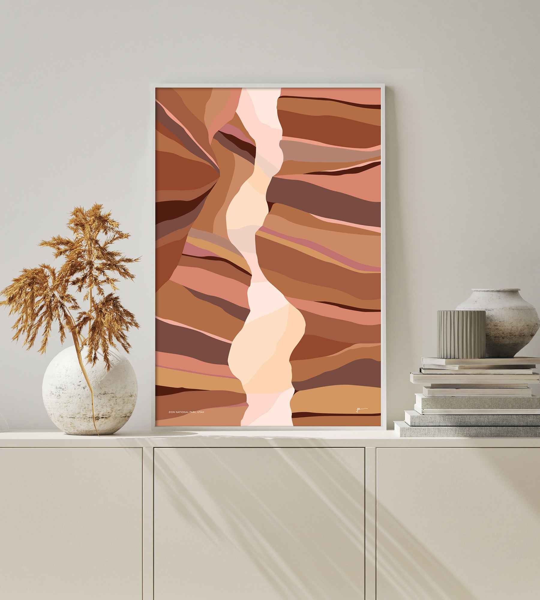 modern zion art print