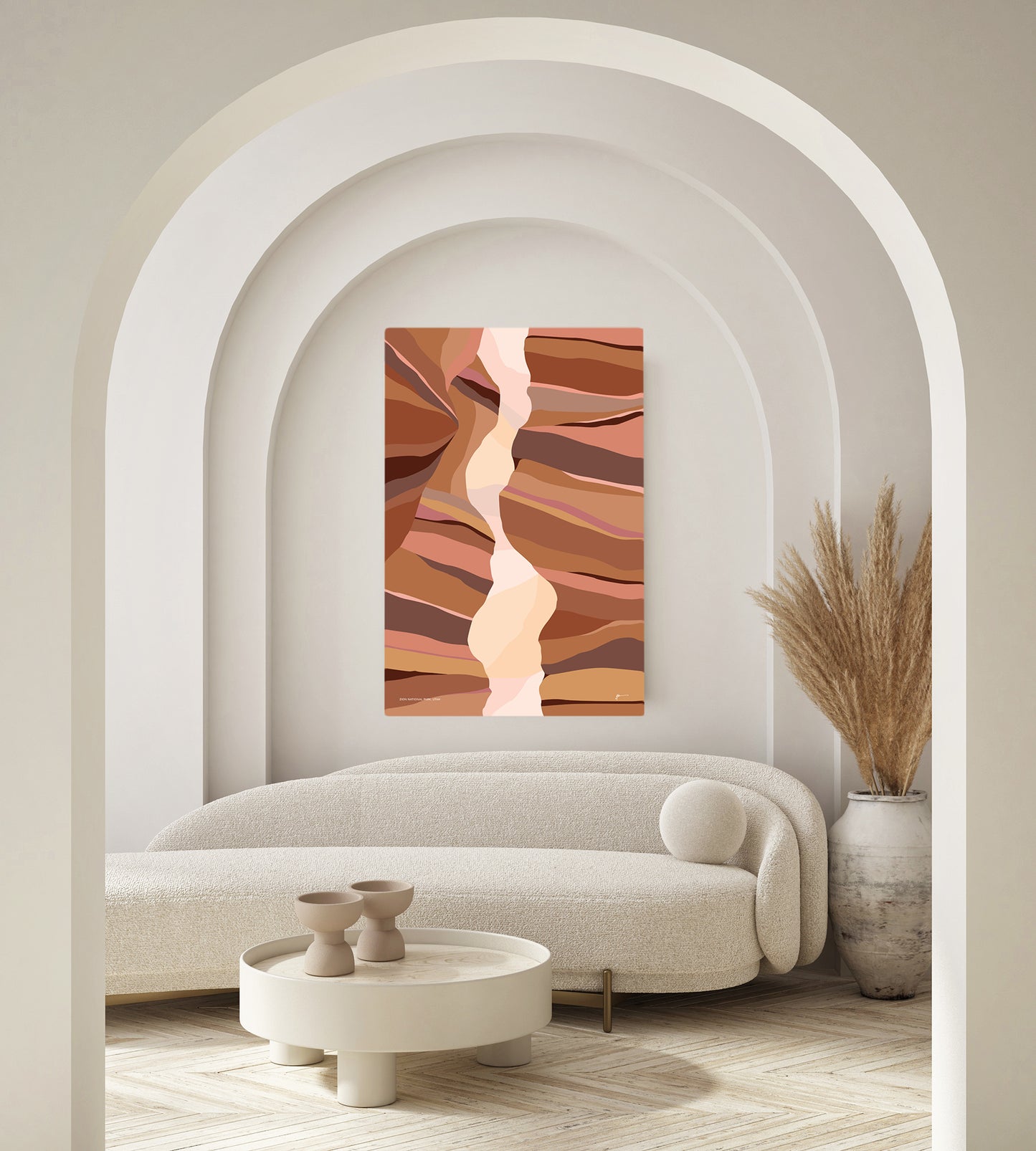 Zion national park modern art